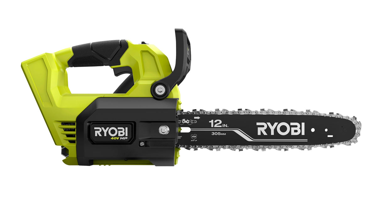 40V HP Brushless 12" Top Handle Chainsaw - RY40509BTL