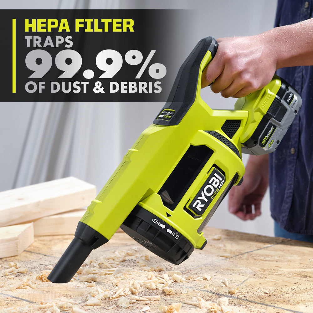 18V ONE+ HP Brushless Jobsite Hand Vacuum - PBLHV701B