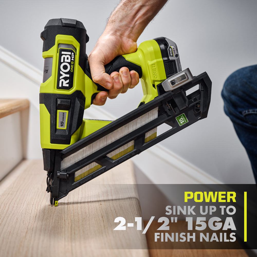 18V ONE+ HP Brushless 15GA Angled Finish Nailer - PBL375B