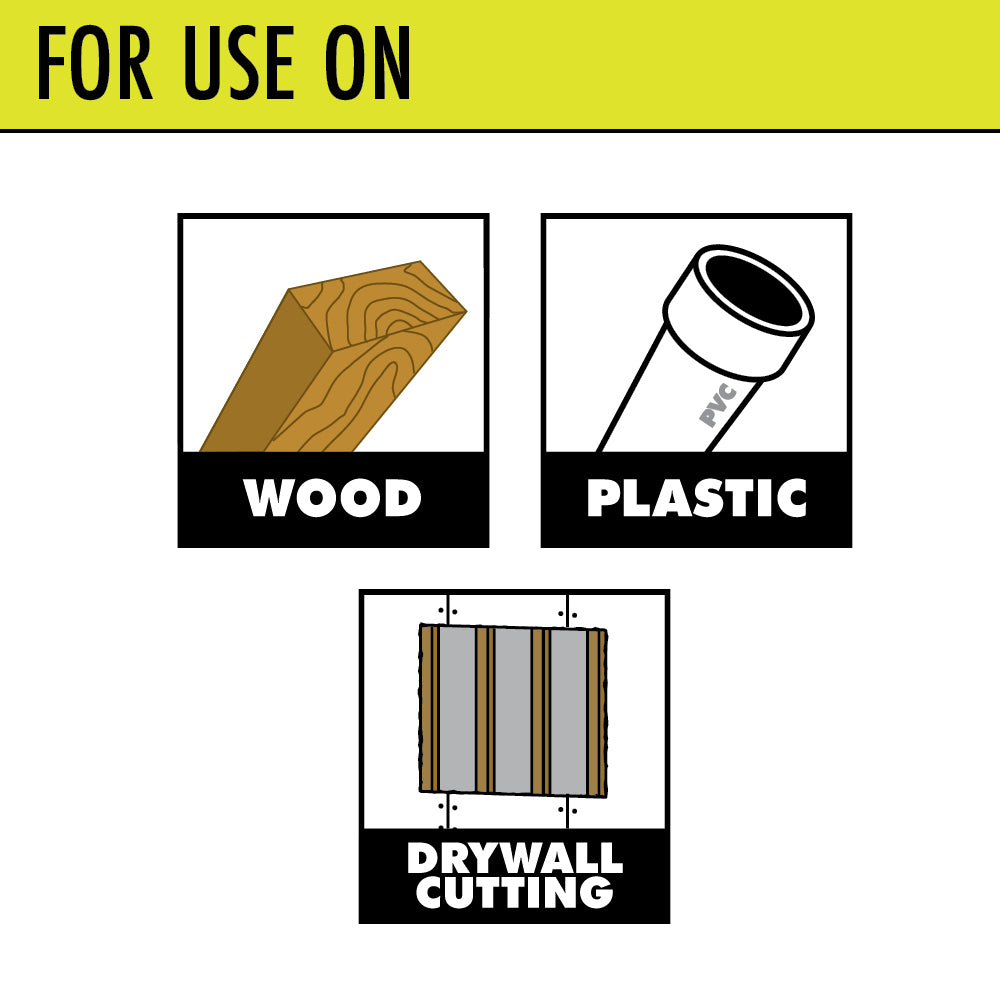 3 PC. Wood/Drywall Flush Cut Blade Set - A24304