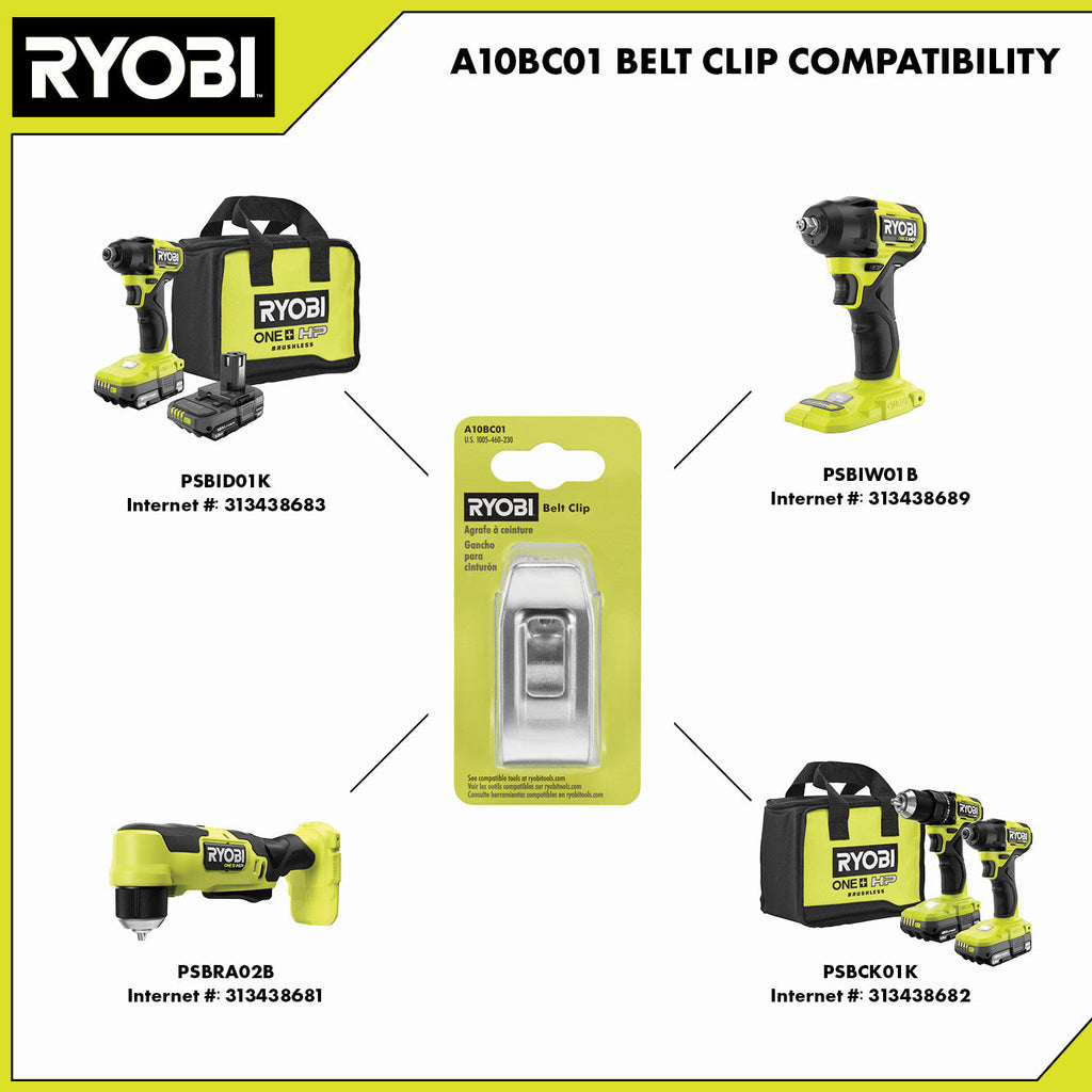 RYOBI Premium Belt Clip - A10BC01