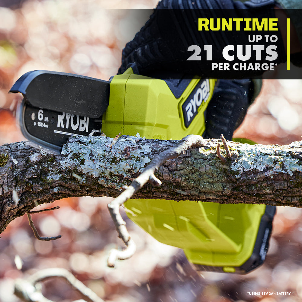 18V ONE+ HP 6" Compact Brushless Pruning Chainsaw - P25013BTLVNM