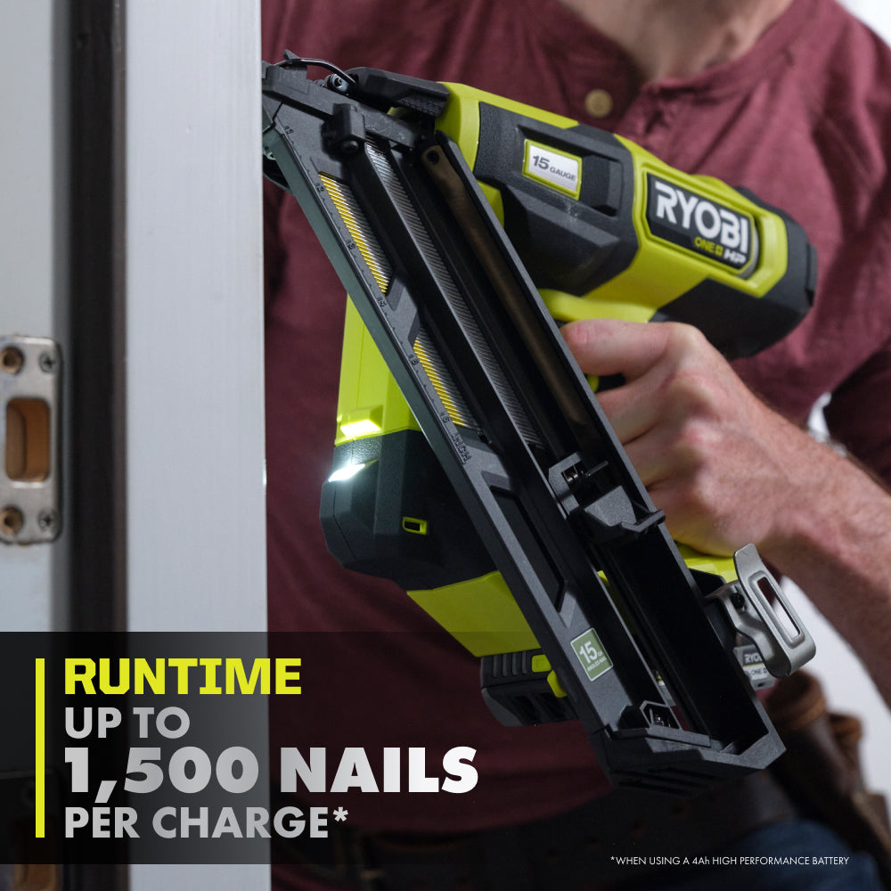 18V ONE+ HP Brushless 15GA Angled Finish Nailer - PBL375B