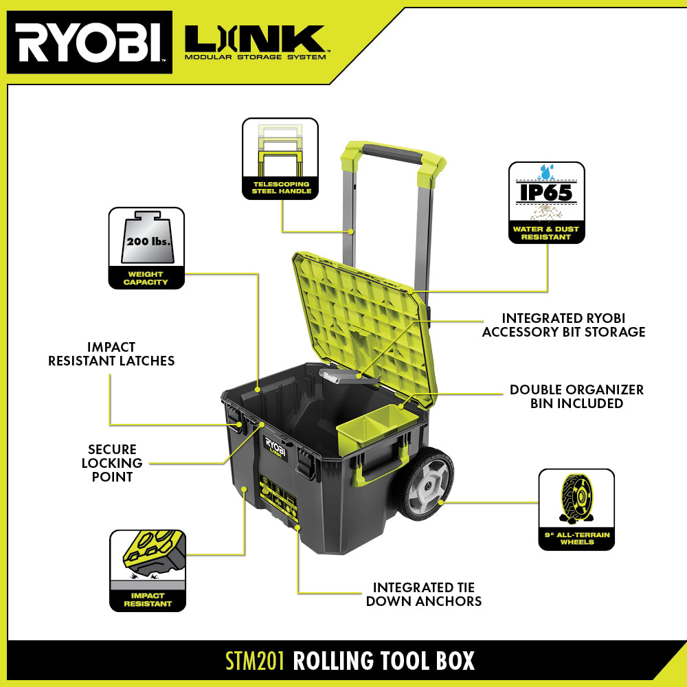 LINK Rolling Tool Box - STM201