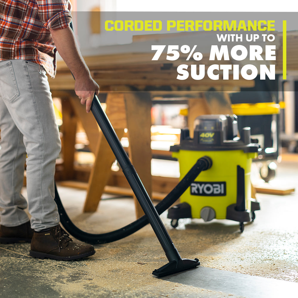40V 10 Gallon Wet/Dry Vacuum - RY40WD01B