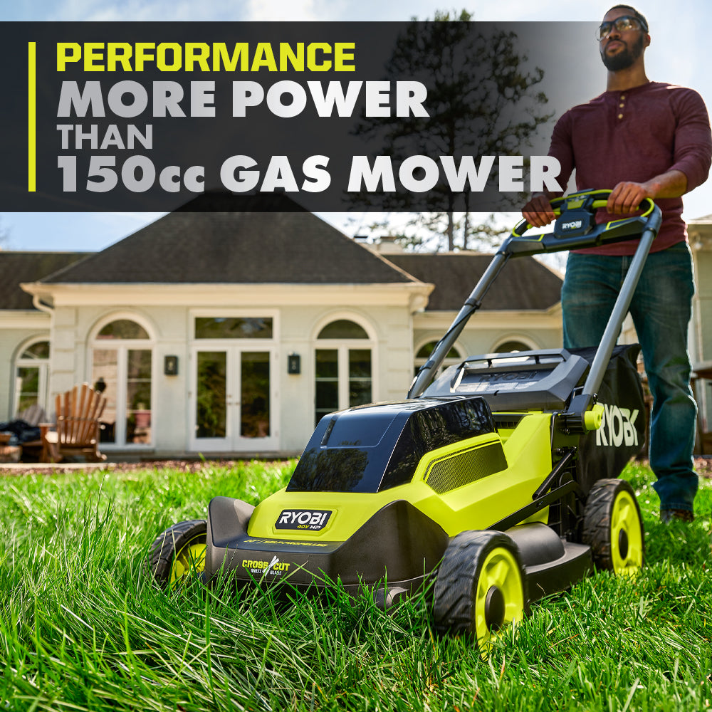 40V HP Brushless 20" Self-Propelled Multi-Blade Mower Kit - RY401260