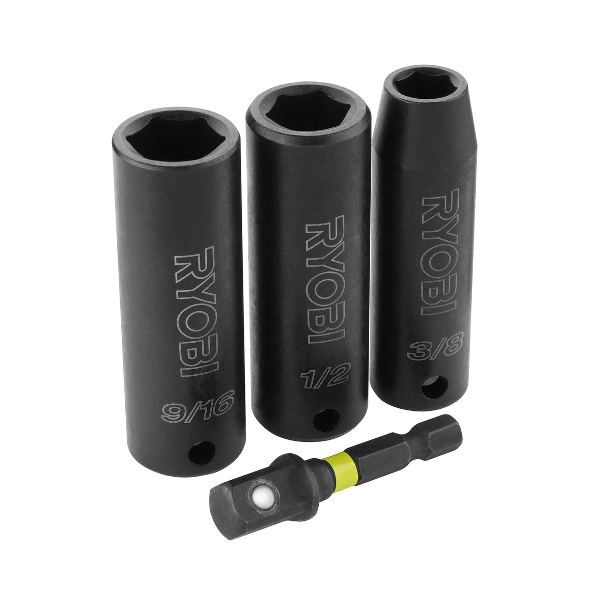 4 PC. 3/8" Drive SAE Impact Socket Set - A13401