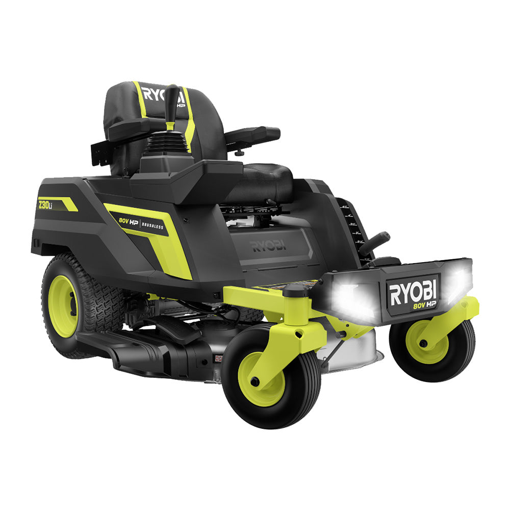 80V HP Brushless 30" Lithium Electric Zero Turn Riding Mower Kit - RYRM8010