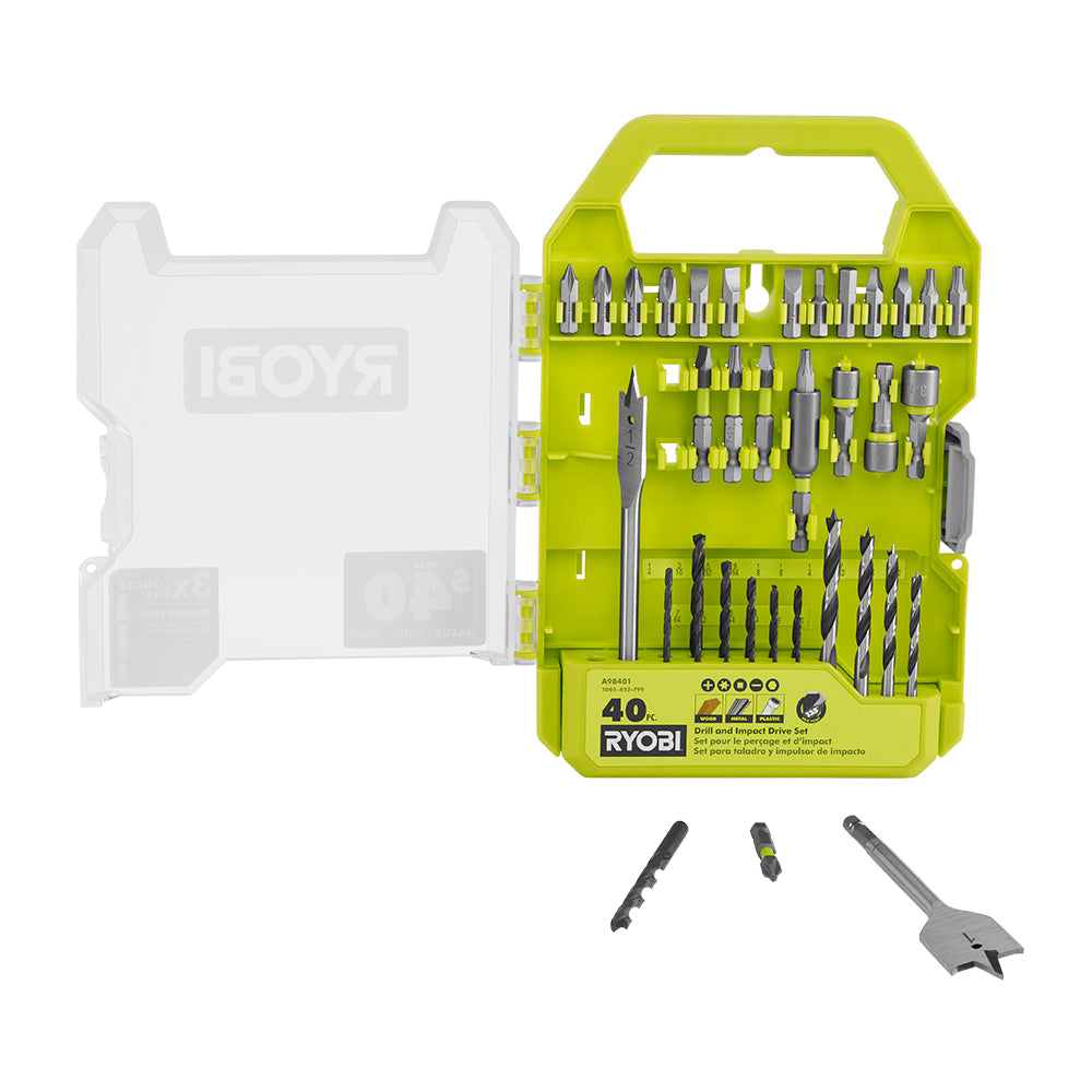 40 PC. Drill and Impact Drive Set - A98401