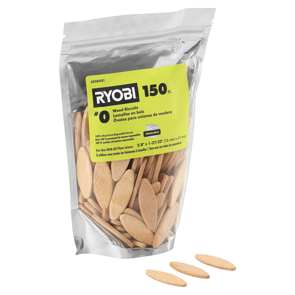 150 PC. #0 Wood Biscuits - A05BIS01