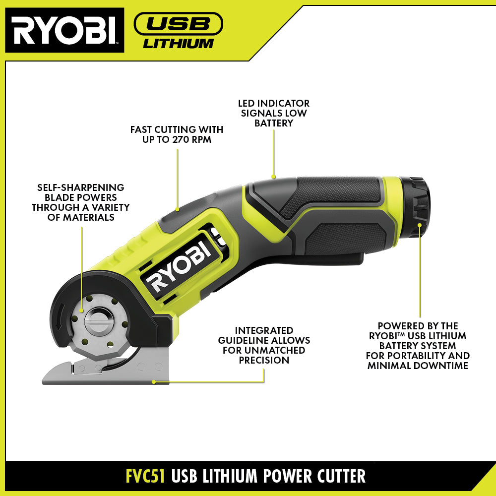 USB Lithium Power Cutter Kit - FVC51K