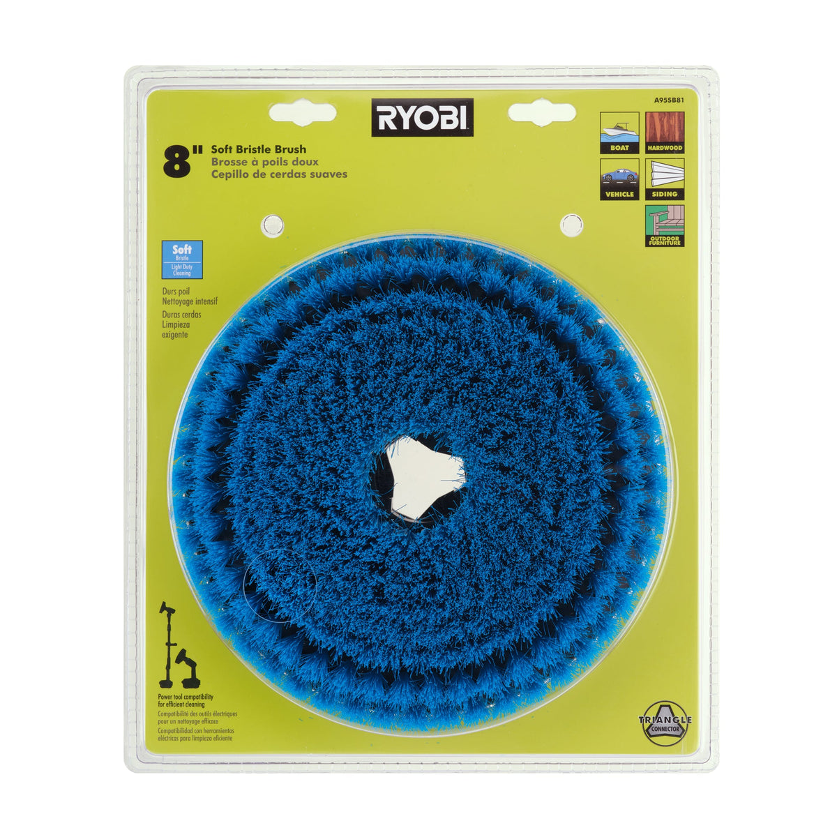 8" Soft Bristle Brush - A95SB81