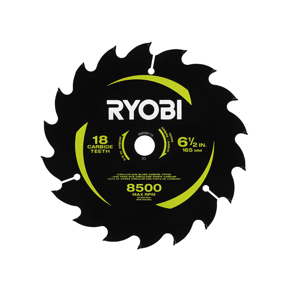 6-1/2" 18 Carbide Teeth Thin Kerf Circular Saw Blade - A066101