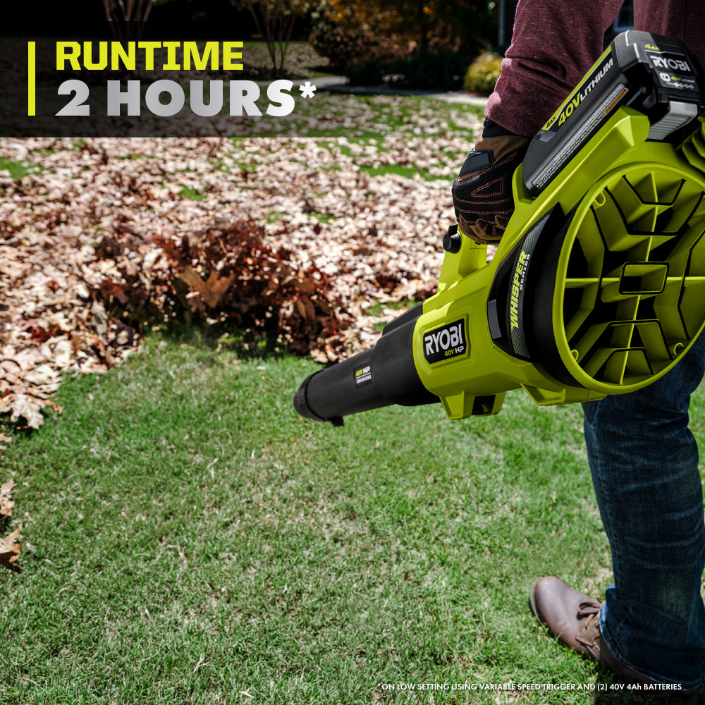 40V HP Brushless 730 CFM WHISPER SERIES Blower - RY404010BTL