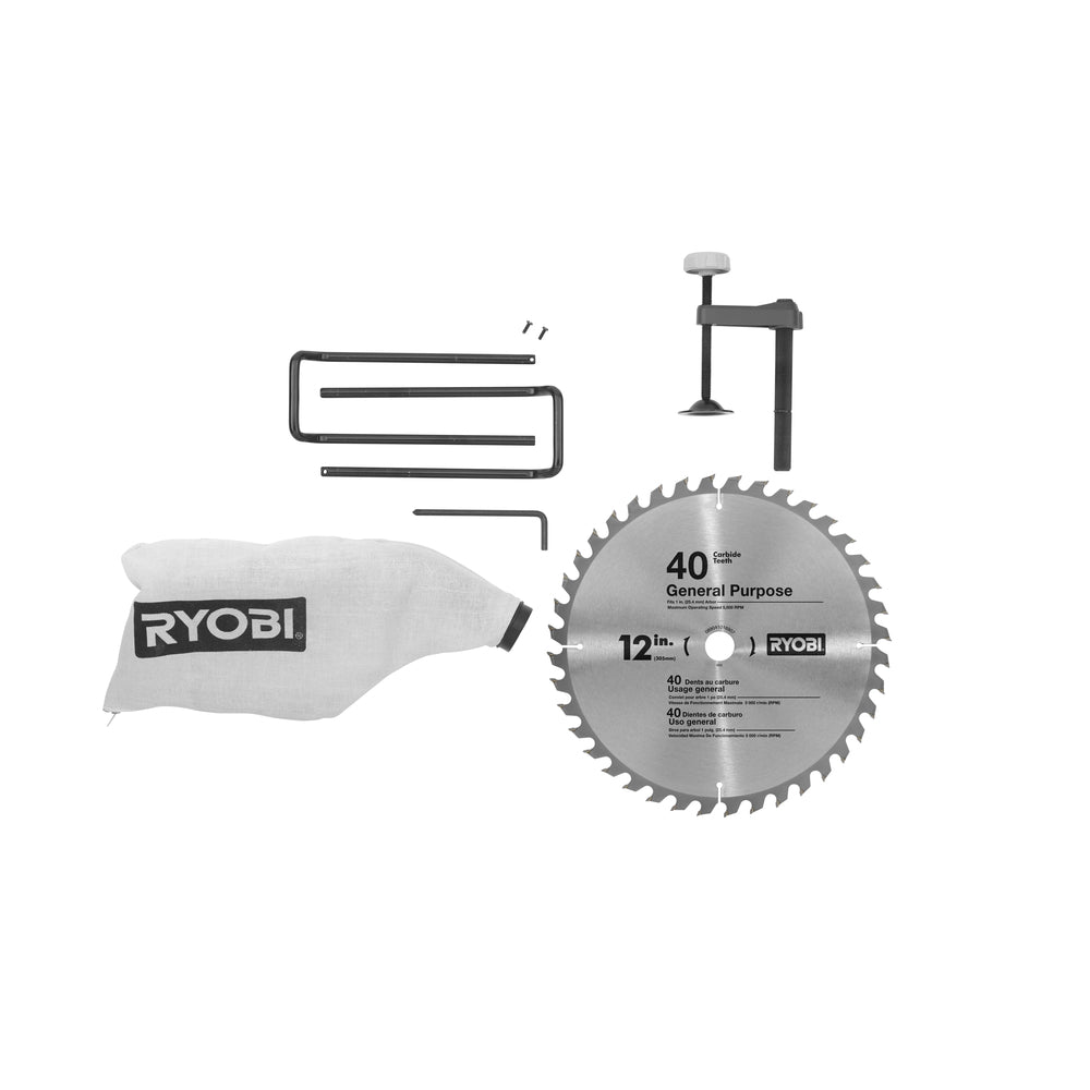 12" Sliding Compound Miter Saw with Laser - TSS120L