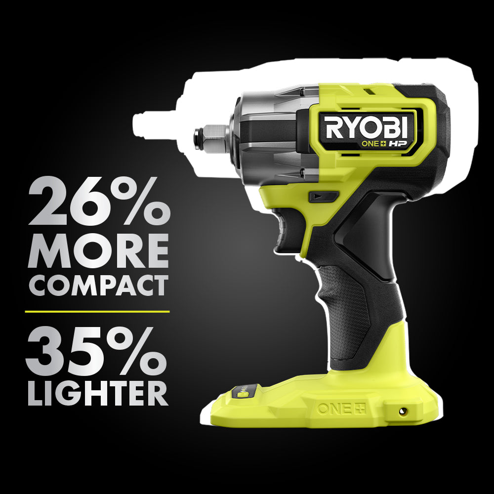 18V ONE+ HP Compact Brushless 4-Mode 1/2" Impact Wrench - PSBIW25B