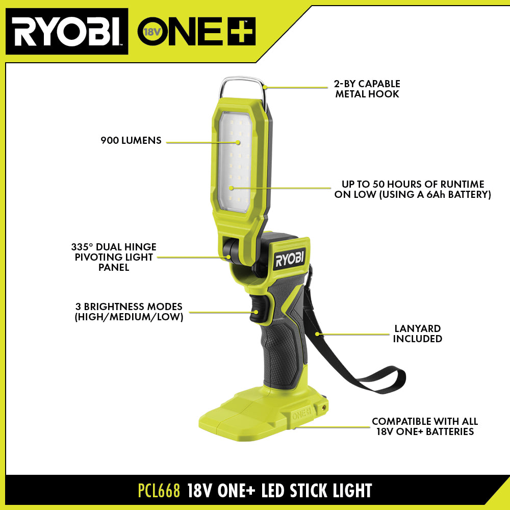 18V ONE+ LED Stick Light - PCL668B
