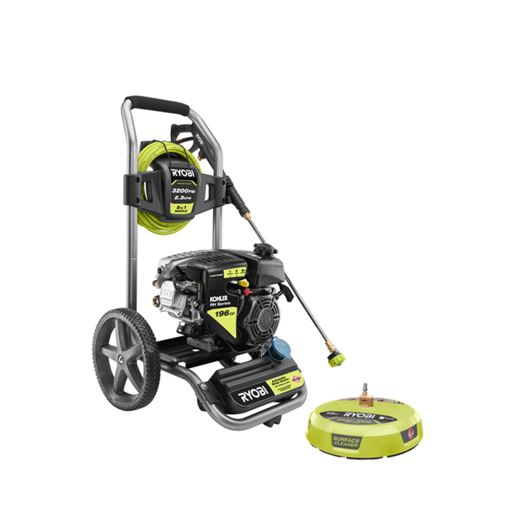 3200 PSI KOHLER GAS PRESSURE WASHER with 15" Surface Cleaner - RY803265