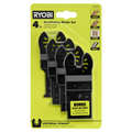 4 PC. Wood/Metal Oscillating Multi-Tool Blade Set - A24402