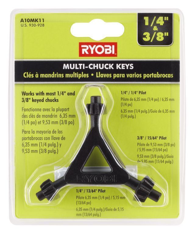 1/4 & 3/8" Multi-Chuck Key - A10MK11